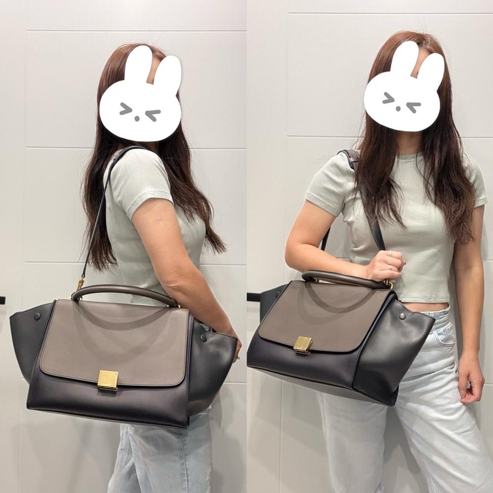 Authentic NEW Celine Tricolors Trapeze